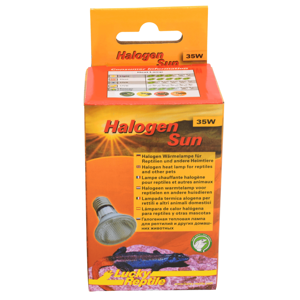 Halogen Sun 35 W 
Halogenstrahler für E27 Fassungen