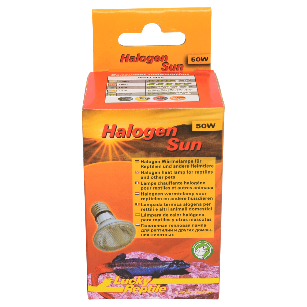 Halogen Sun 50 W 
Halogenstrahler für E27 Fassungen