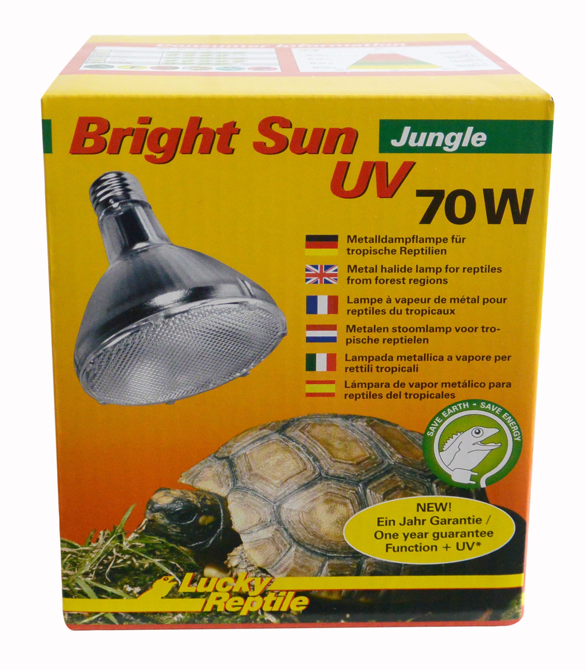 Bright Sun UV Jungle 70 W 
Metalldampflampe für E27 Fassungen