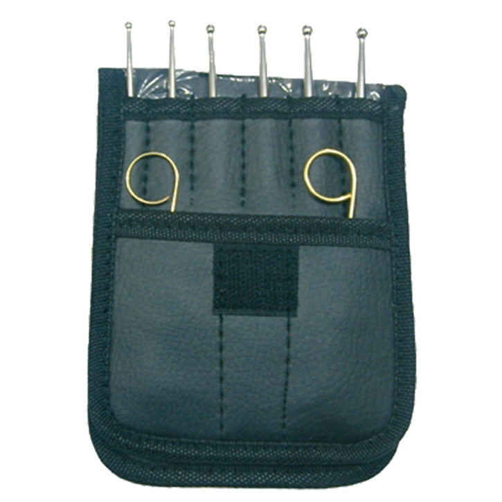 Profi-Sondenset L im Leder-Etui - 2 Schlaufen/6 Knopfsonden