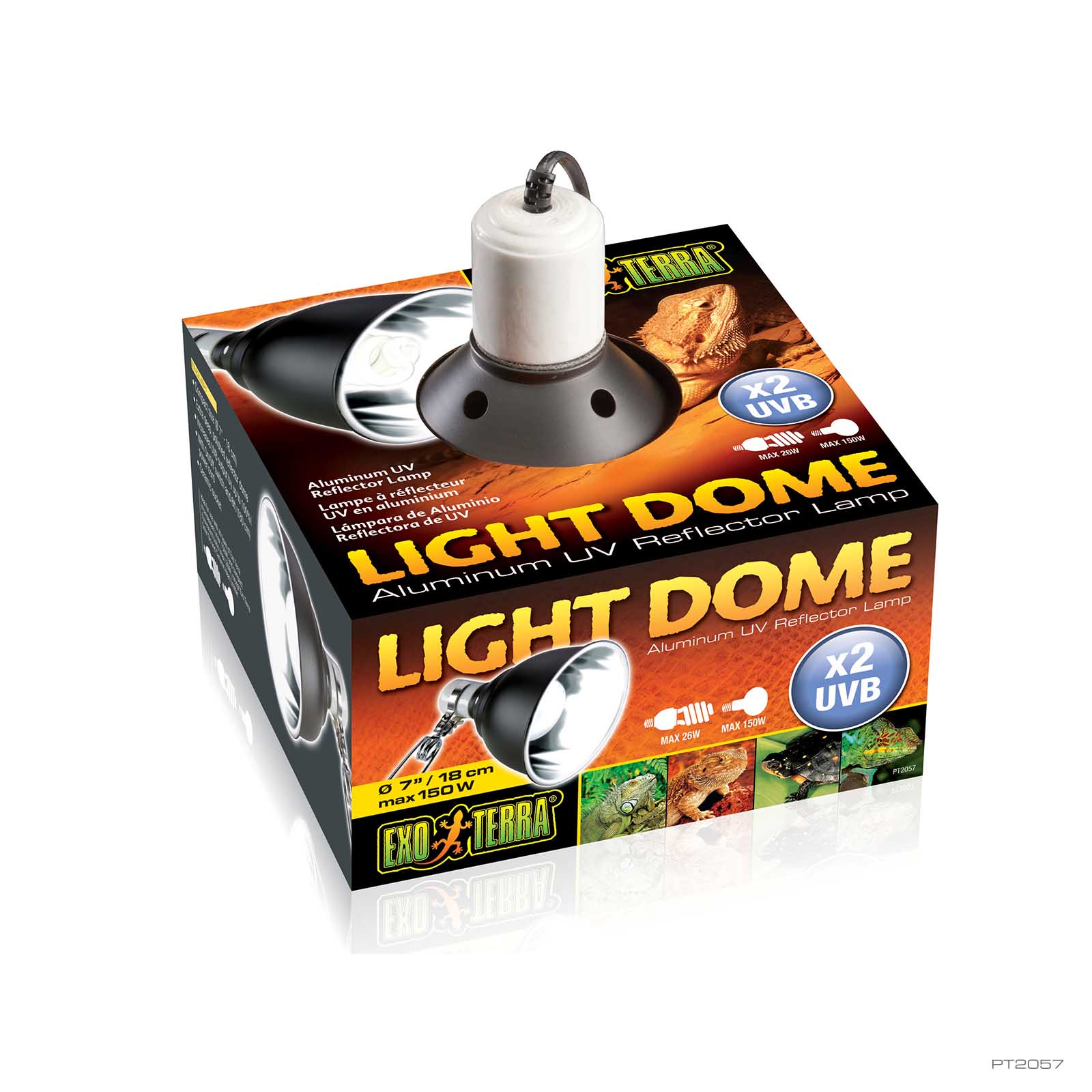 Light Dome Large
Uv-reflektorlampe Aus Aluminium