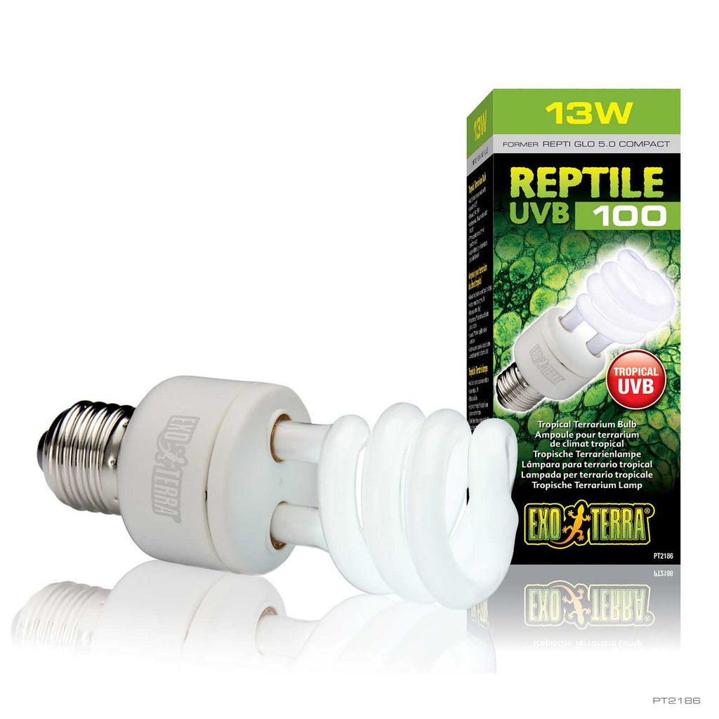Reptile UVB100 Compact 13W
Tropische Terrarienlampe
