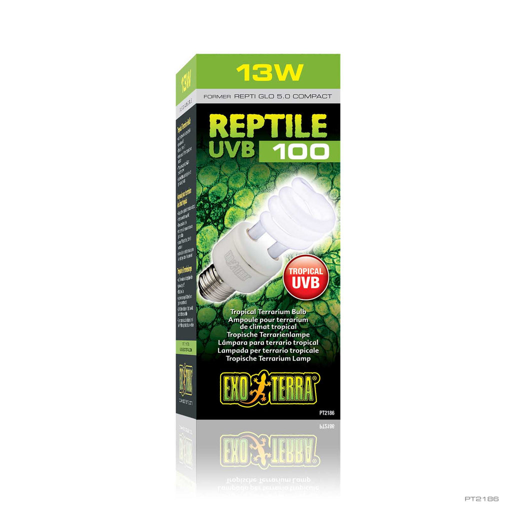 Reptile UVB100 Compact 13W
Tropische Terrarienlampe