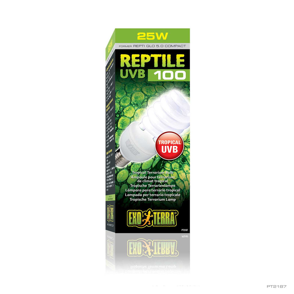 Reptile UVB100 Compact 25W
Tropische Terrarienlampe
