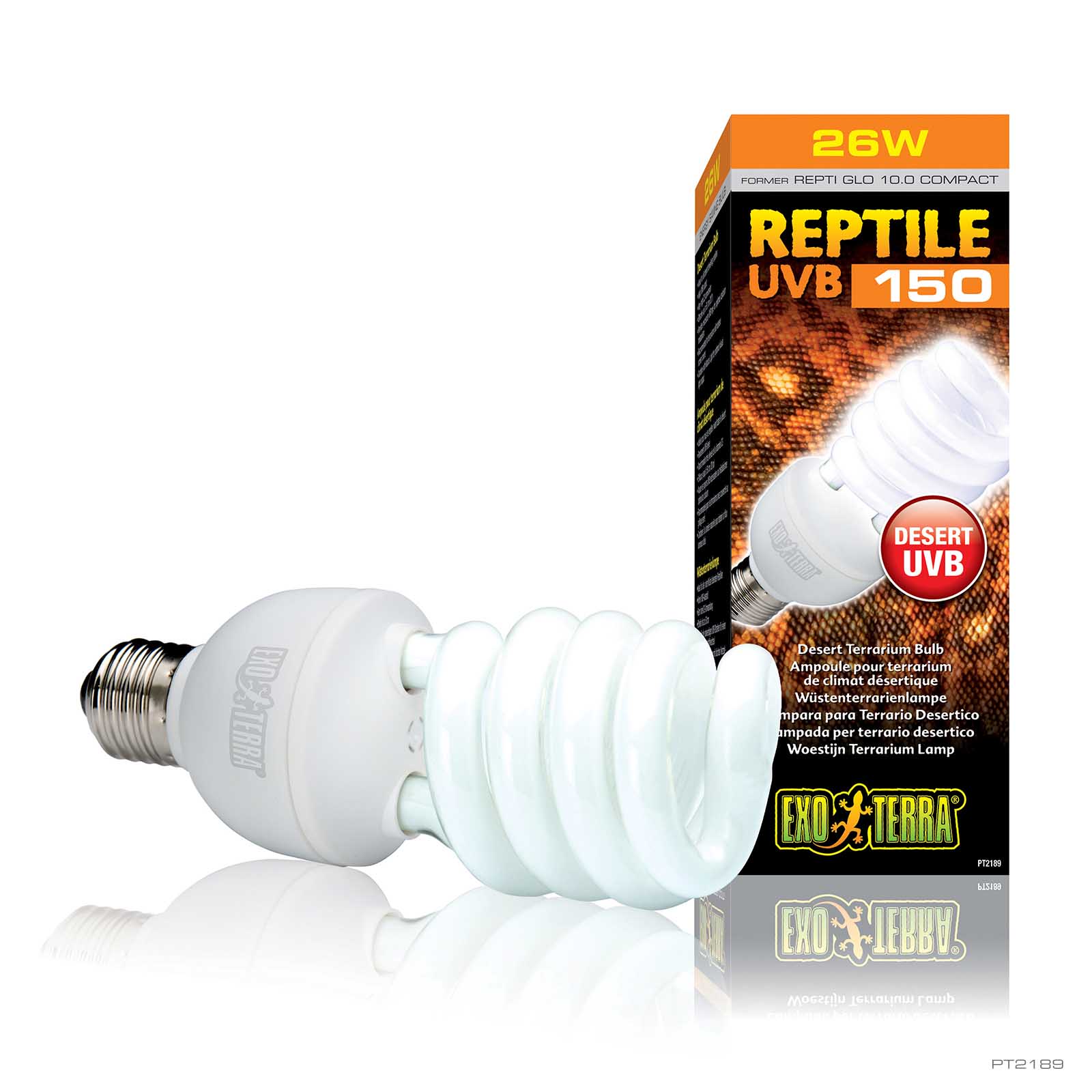 Reptile UVB150 25W
Wüstenterrarienlampe