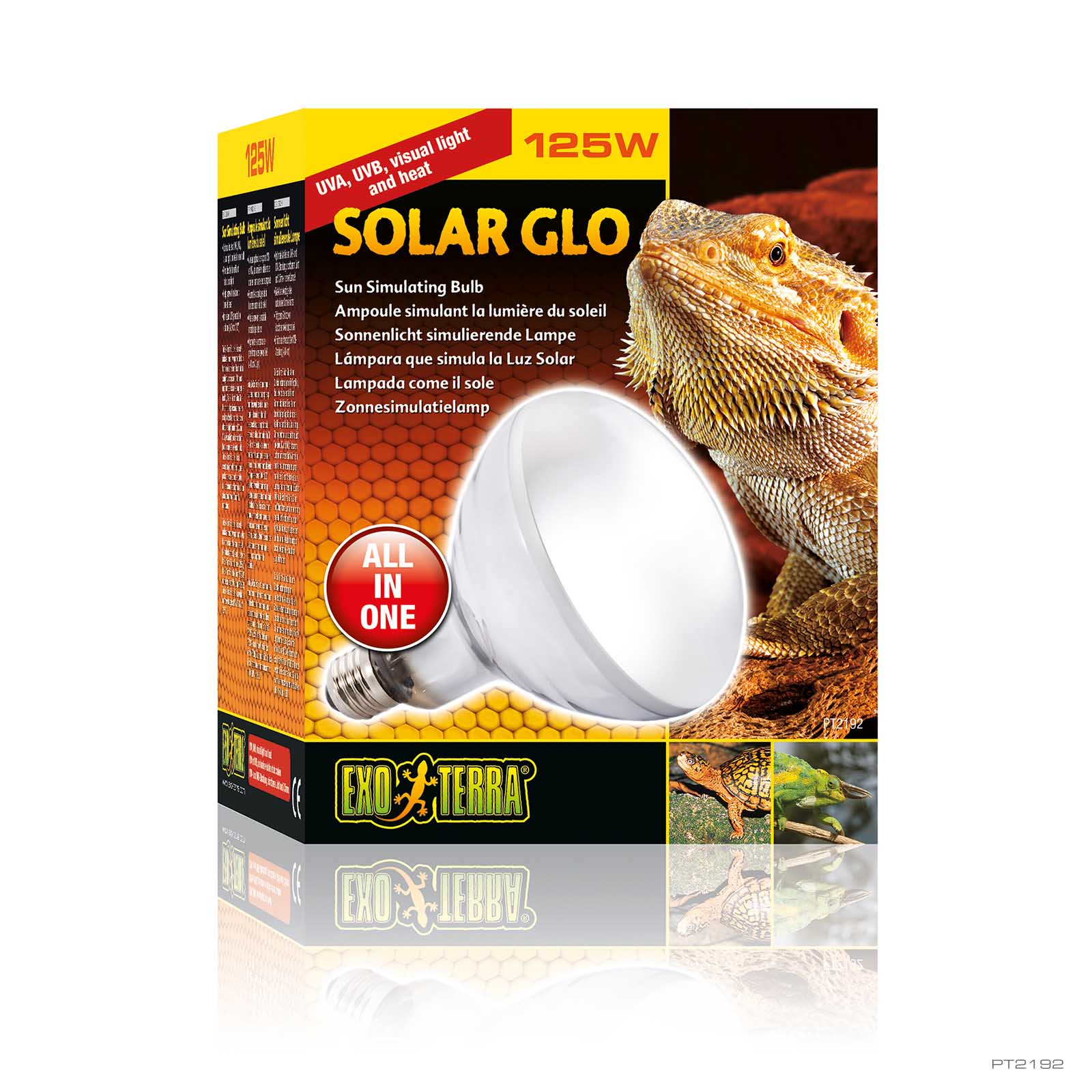 Solar Glo Wide Beam 125W
Sonnenlicht Simulierende Lampe