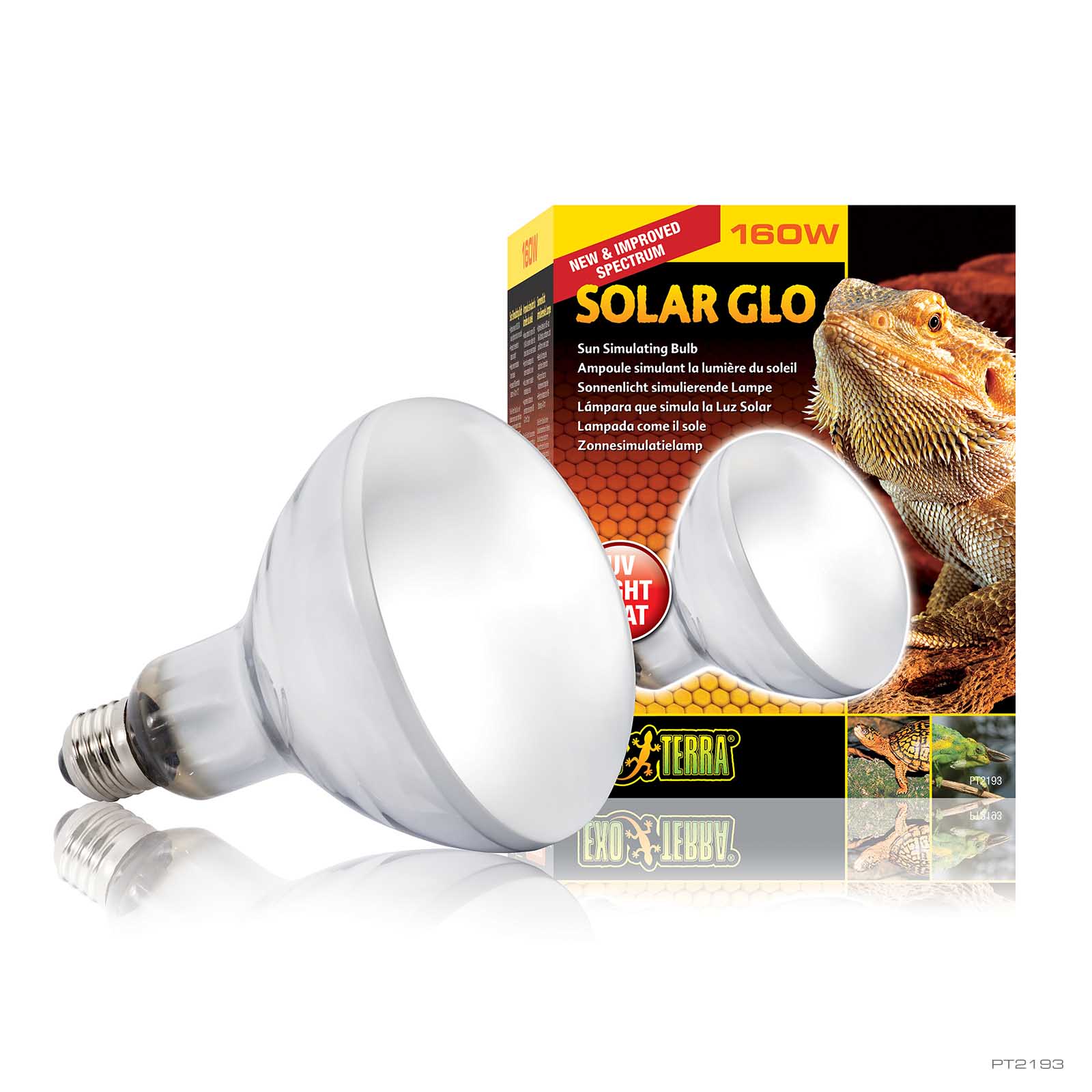 Solar Glo Wide Beam 160W
Sonnenlicht Simulierende Lampe