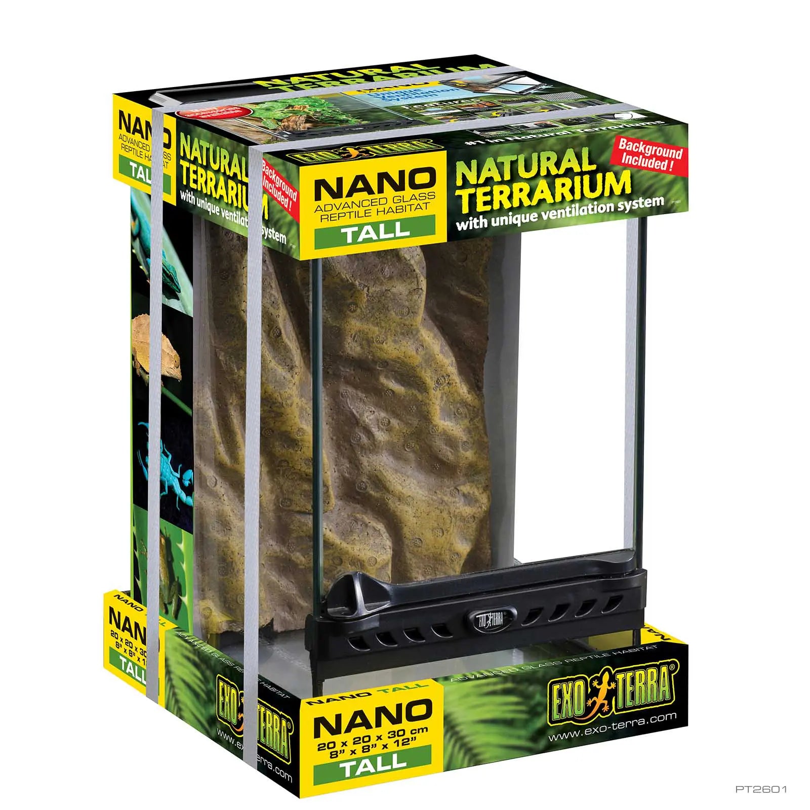 Exo Terra 20X20X30 Natural Terrarium Nano Tall