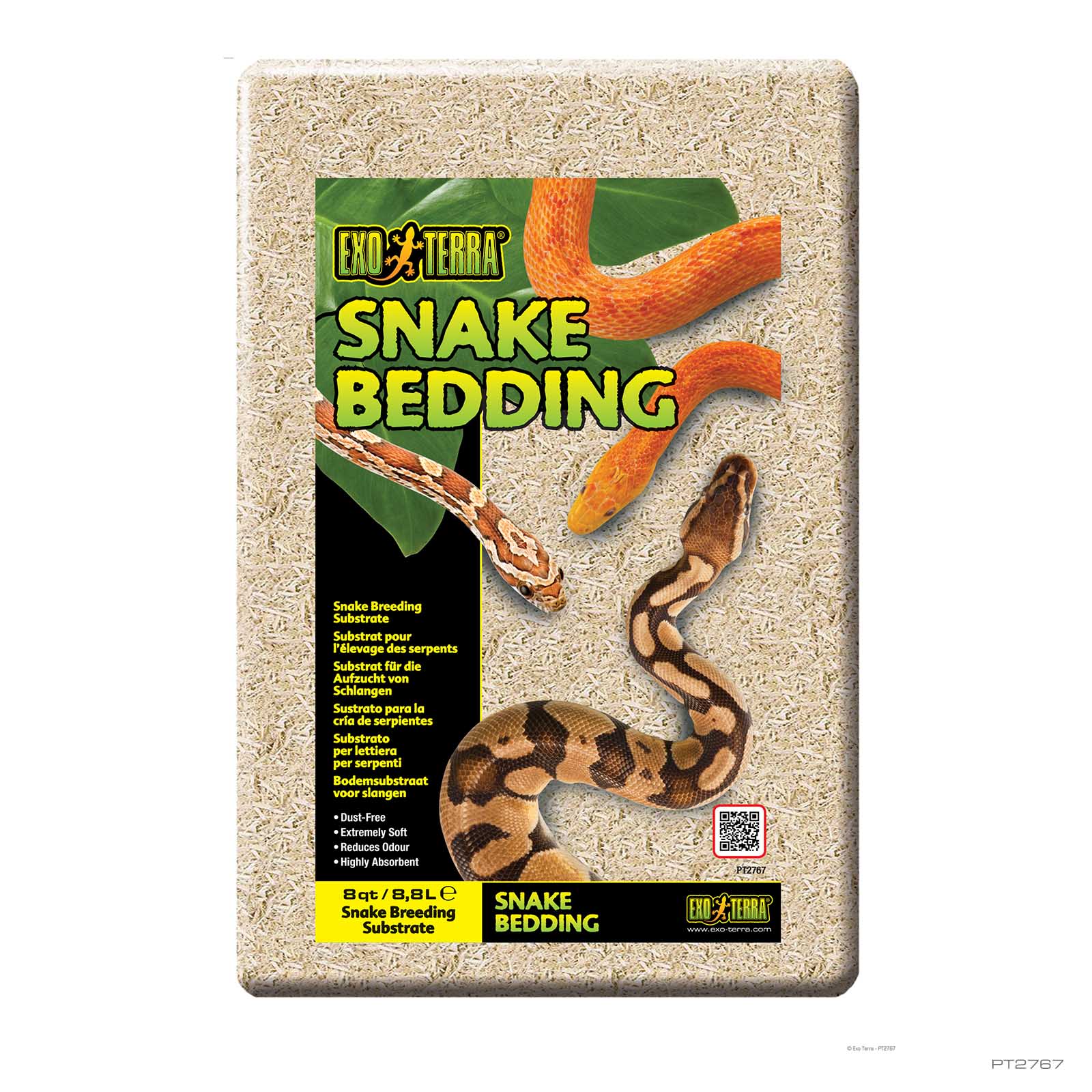 Snake Bedding – 8,8L
Substrat Für Die Aufzucht Von Schlangen