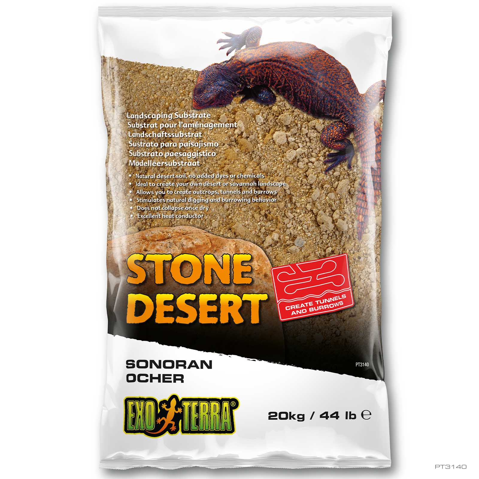 Stone Desert Sonoran Ocher 44 lb – 20 kg Lehmsand