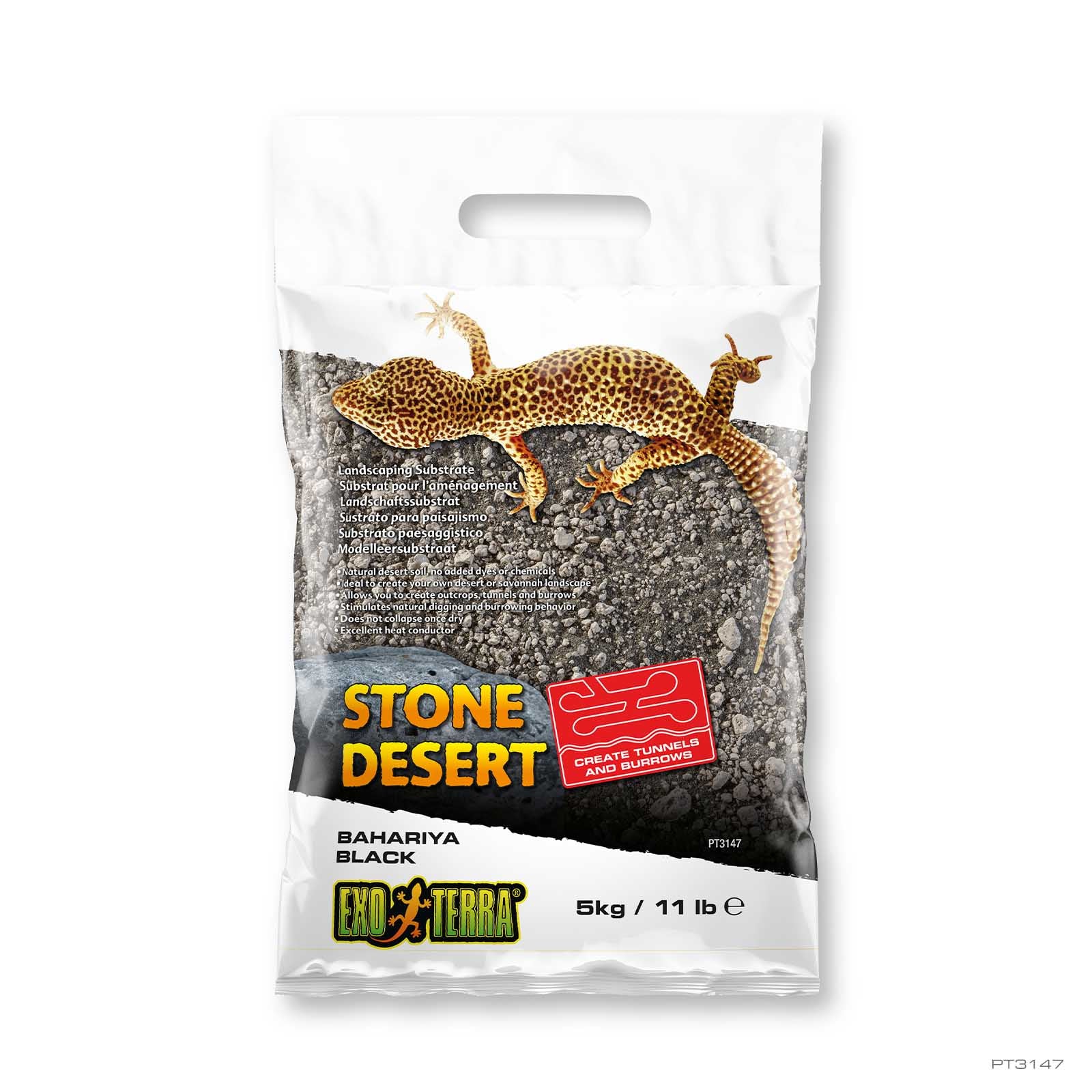 Stone Desert Bahariya Black 11 lb – 5 kg Lehmsand