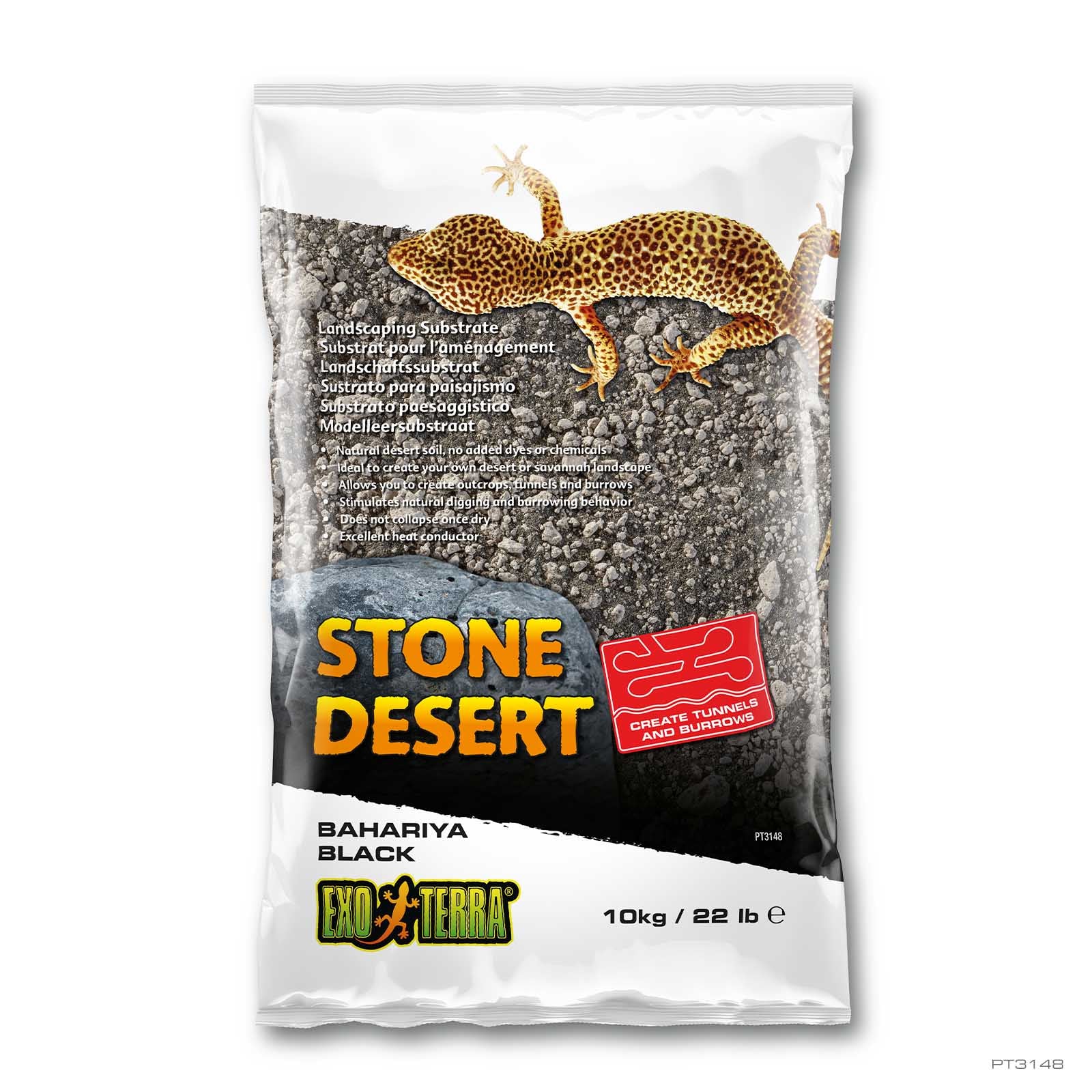 Stone Desert Bahariya Black 22 lb – 10 kg Lehmsand