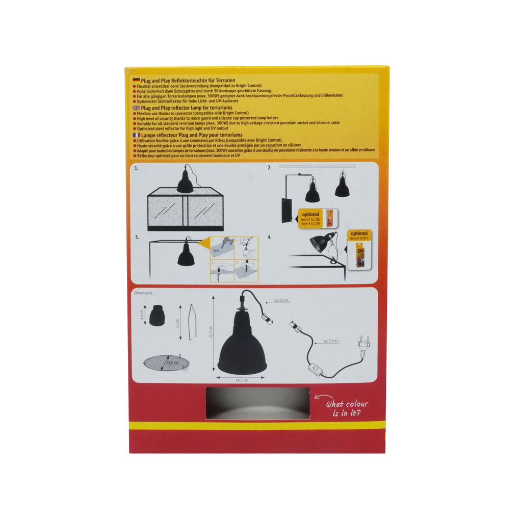 Thermo Socket + Reflector PRO klein ,,schwarz" 
,,Steckverbindung"